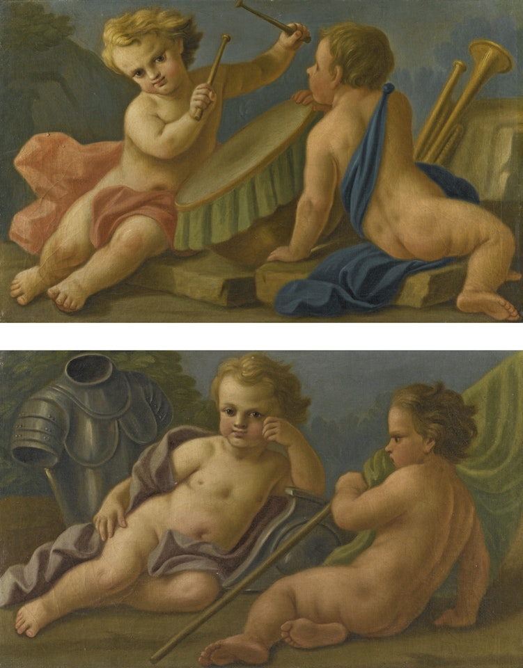 ALLEGORIES OF WAR AND PEACE by Neapolitan School