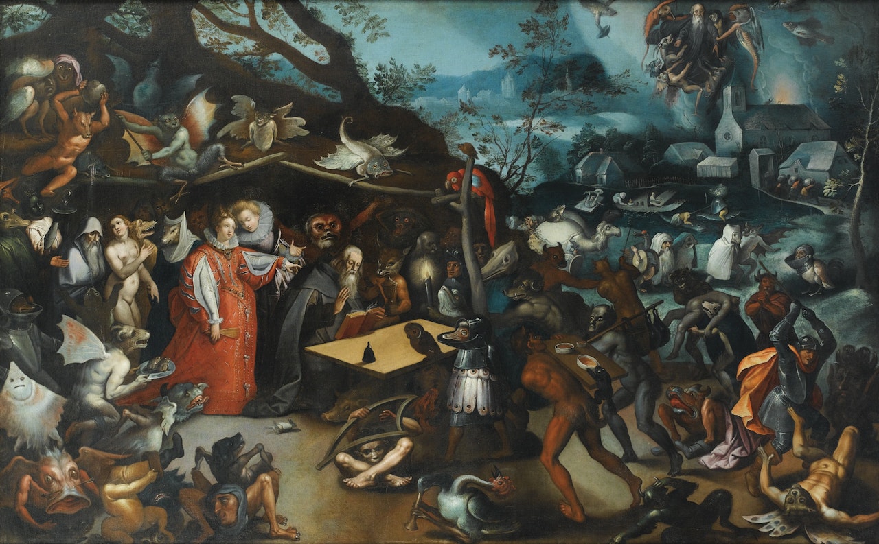TEMPTATION OF ST ANTHONY by Circle of Jan Brueghel the Elder
