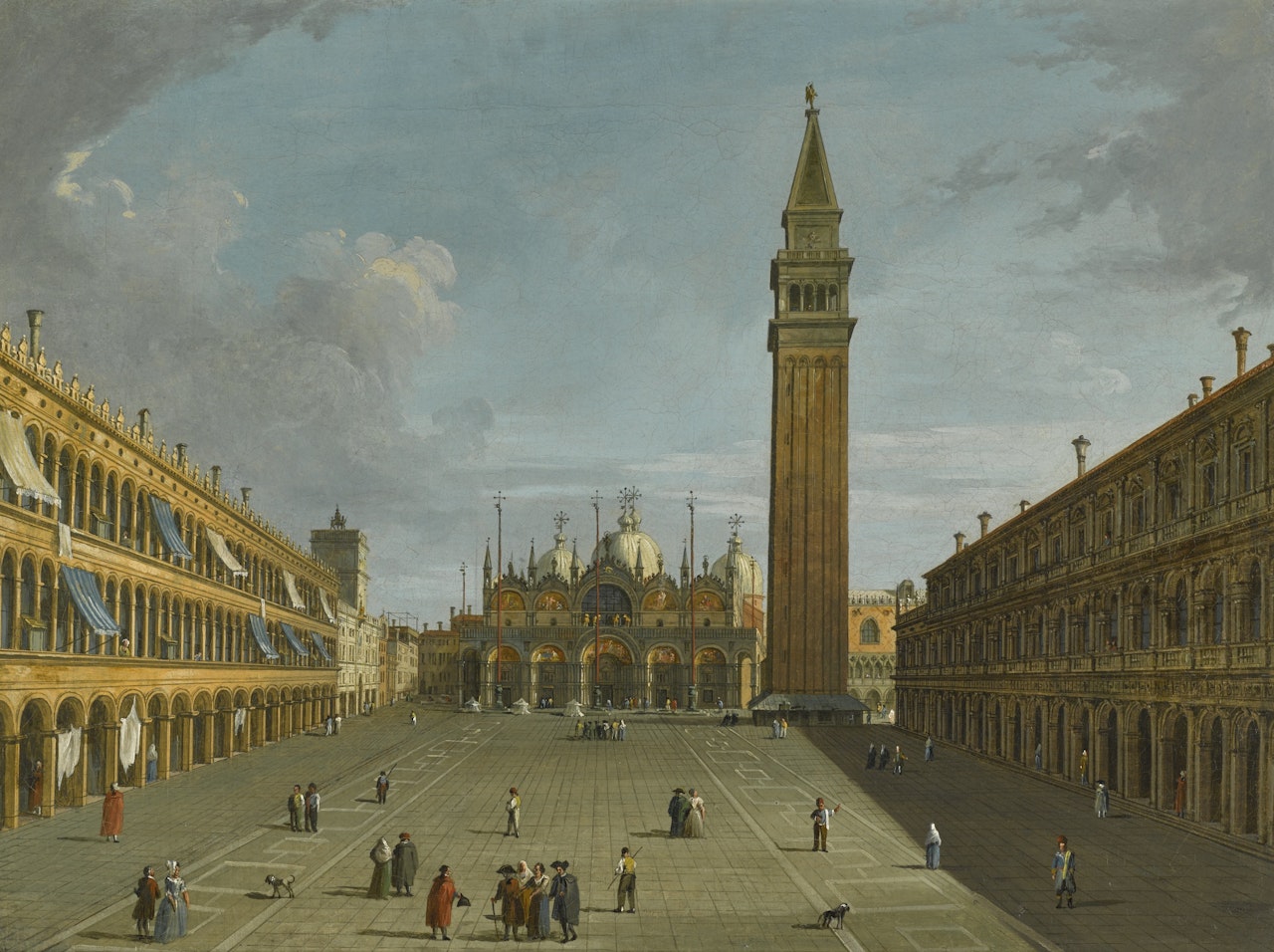 VENICE, SAINT MARK'S SQUARE, LOOKING EAST by Follower of Canaletto