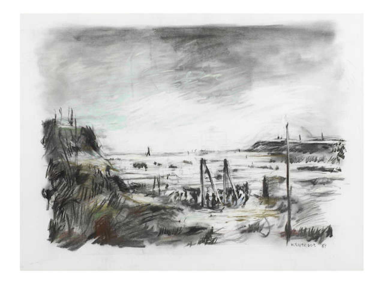 Landscape without a Crowd by William Kentridge