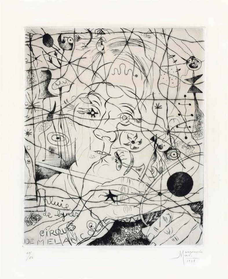 Portrait de Miró by Joan Miró