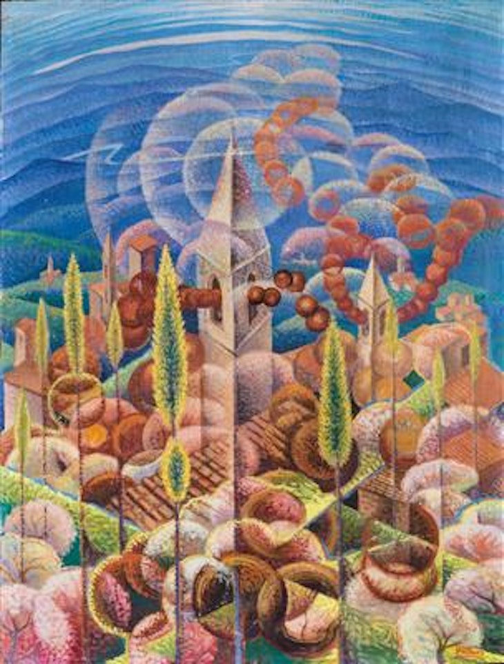 Primavera - Festa by Gerardo Dottori