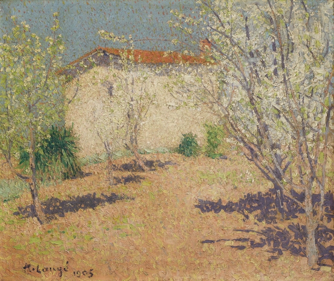 FIN DE MATINÉE DE PRINTEMPS À L'ALOUETTE by Achille Laugé