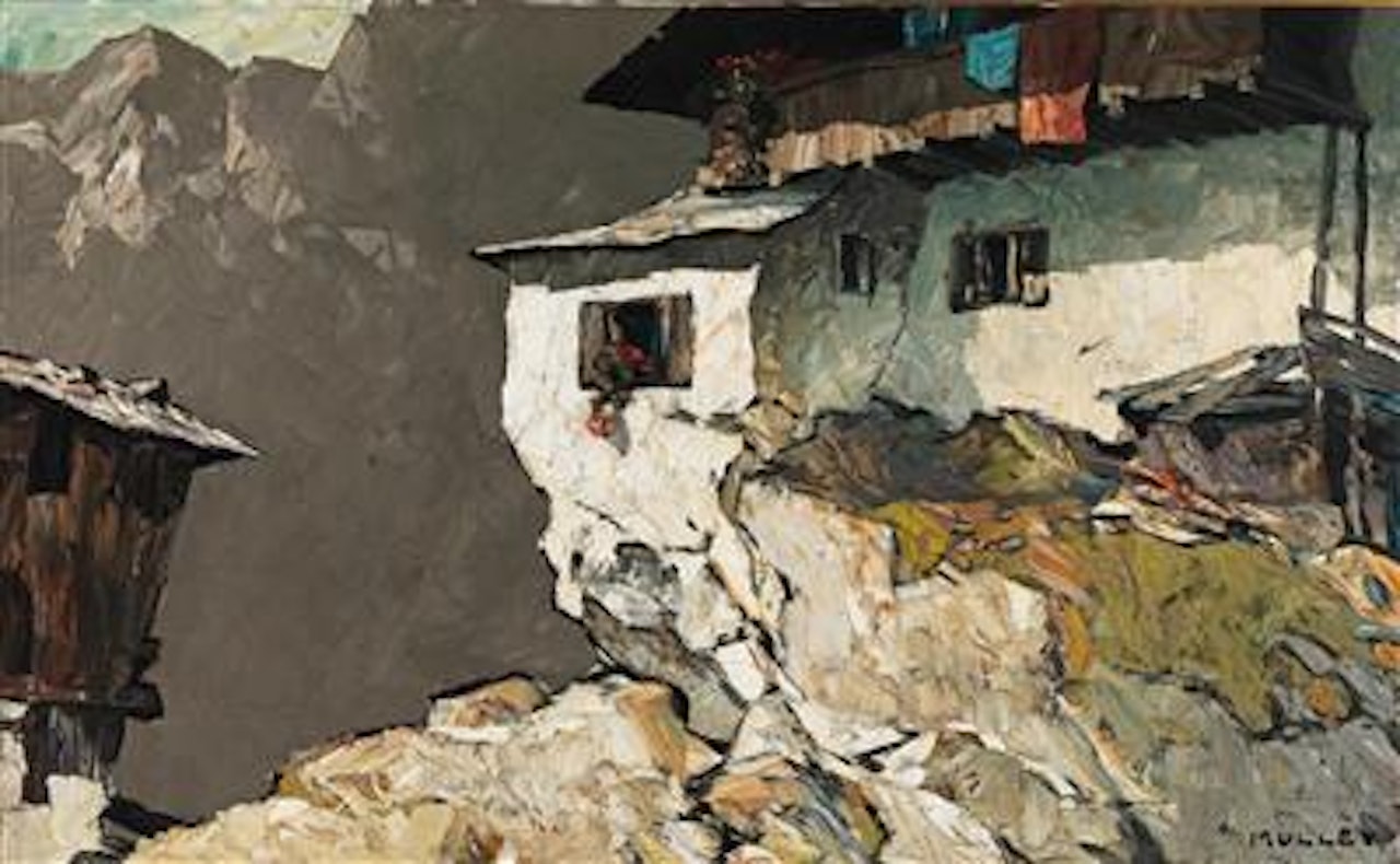 Isolated homestead in the mountains by Oskar Mulley