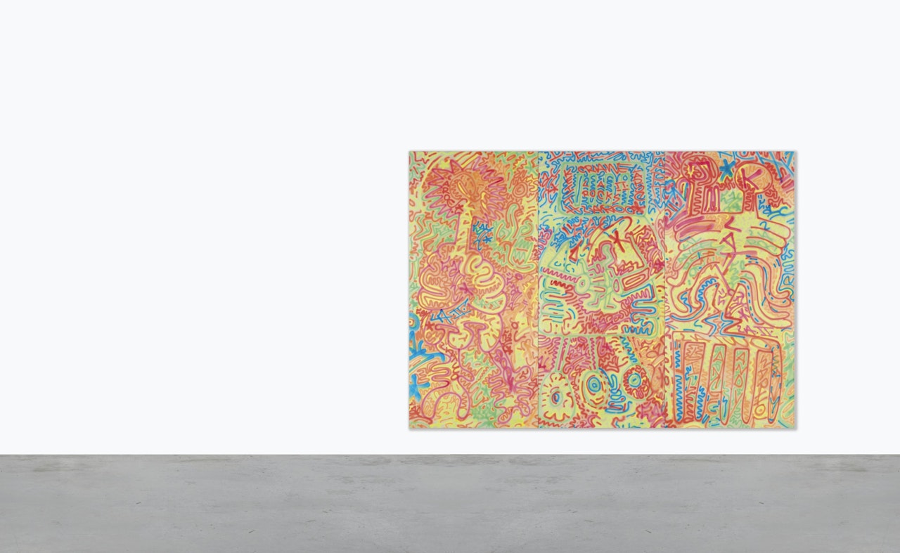 SANS TITRE (TRIPTYQUE) by Keith Haring