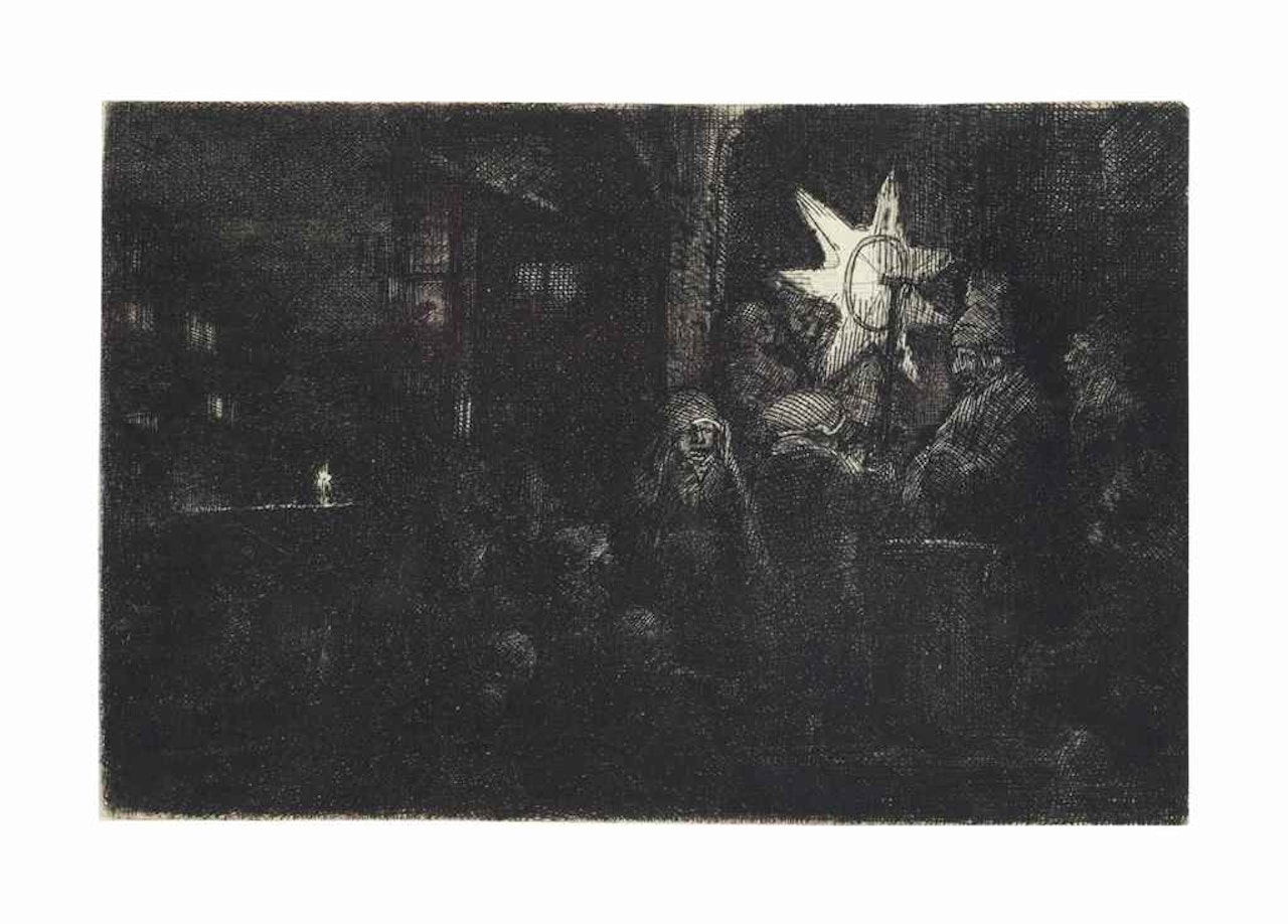 The Star of the Kings by Attributed to Rembrandt Harmensz van Rijn