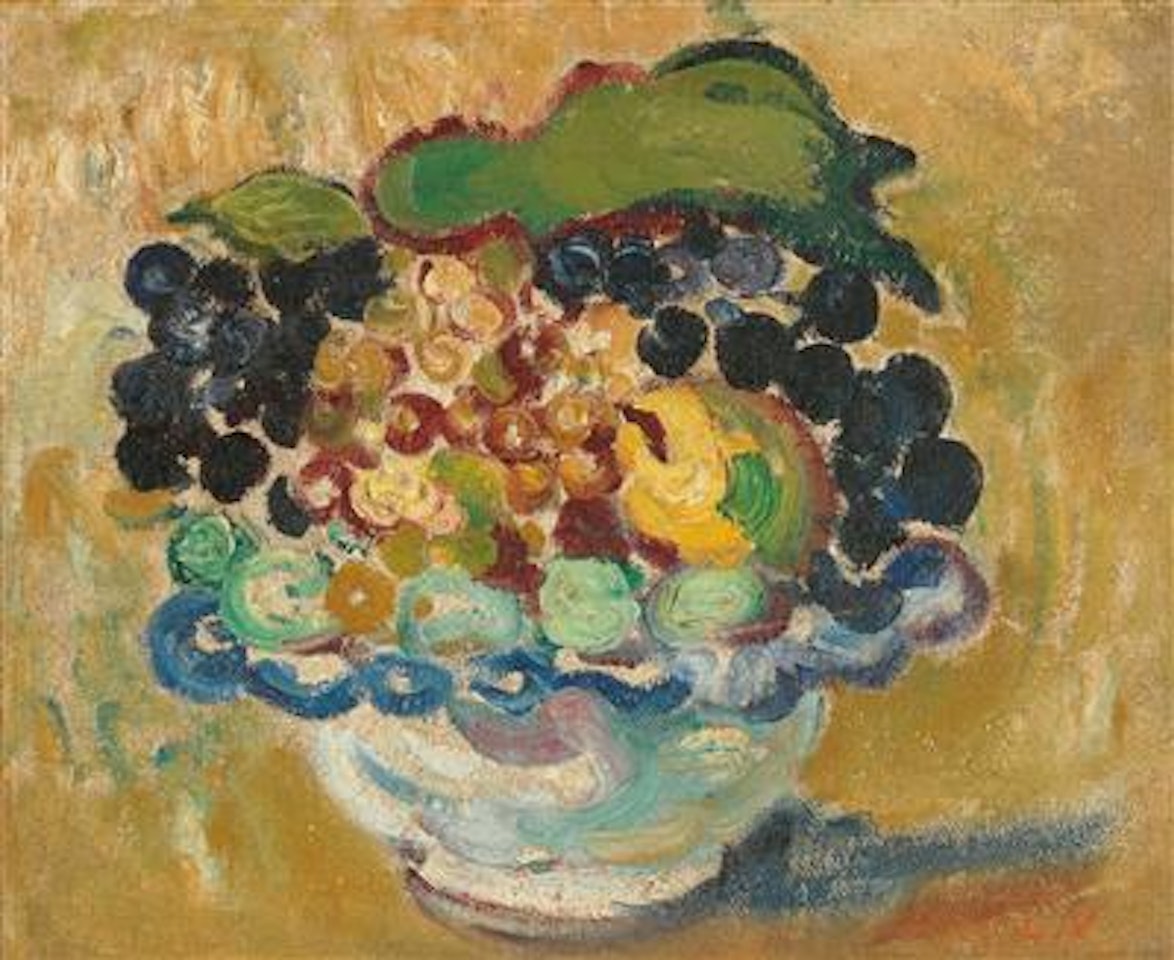 Fruit, pears and almonds by Louis Valtat