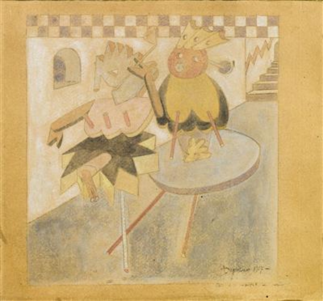 Marionette (Architettura di ballerine) by Fortunato Depero