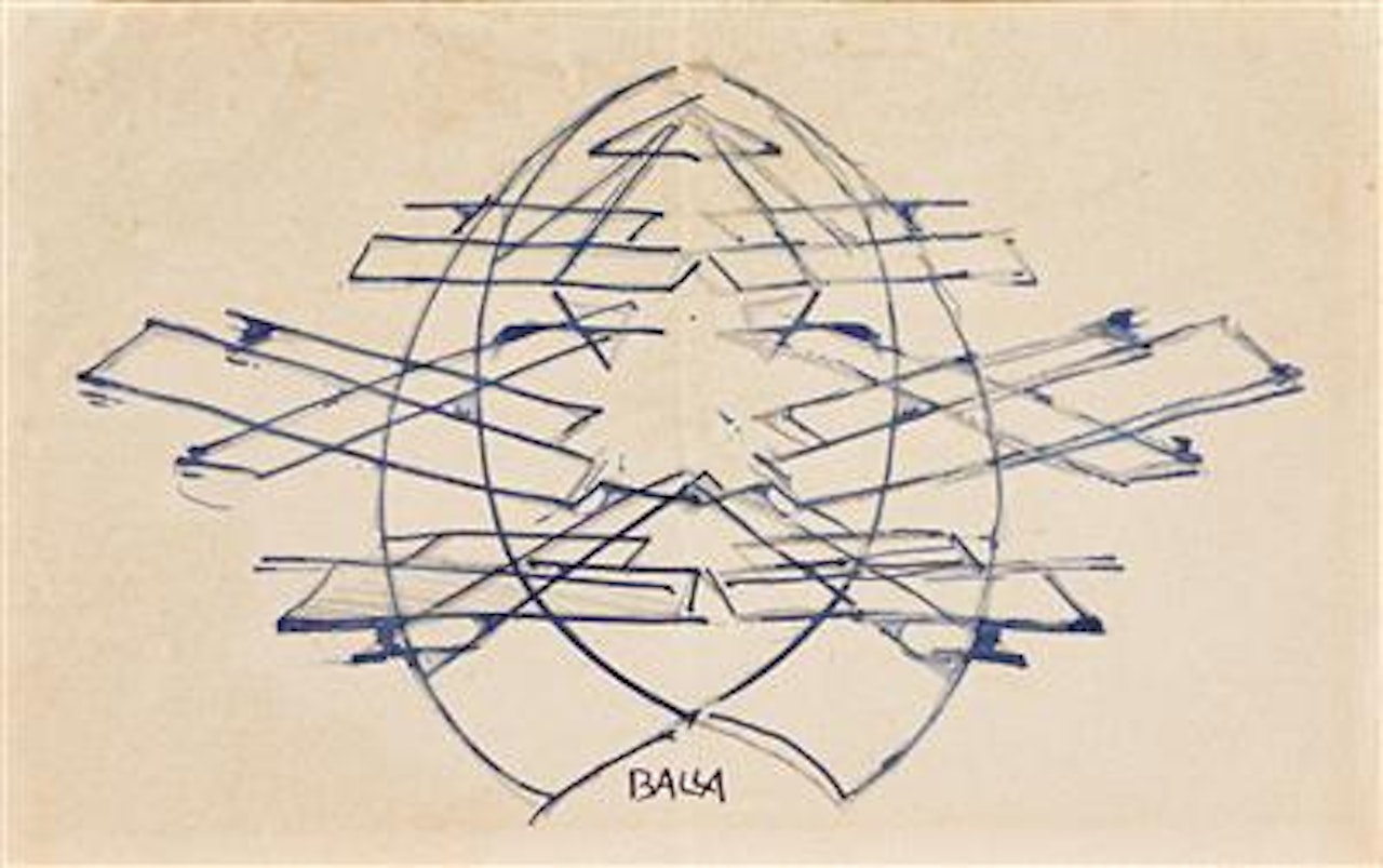 Cielo + aereoplani Caproni by Giacomo Balla