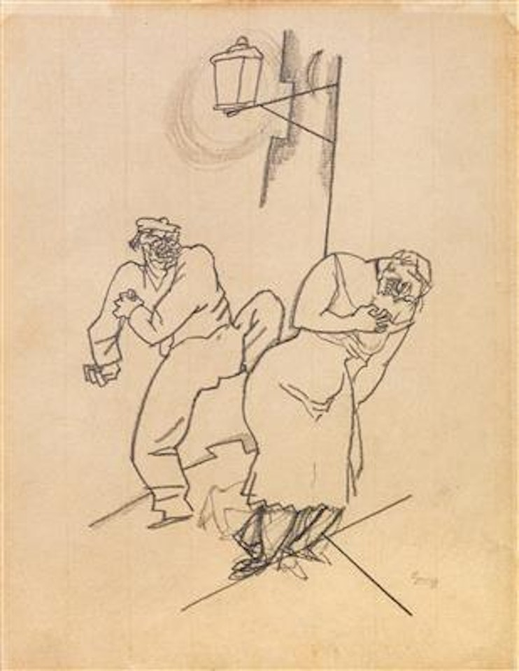 Matrosenliebe (Sailorﾒs Love), Drawing for Rachilde (n.d.p. Marguerite Vallette Emery 1860-1953), ﾓDer Liebesturmﾔ by George Grosz