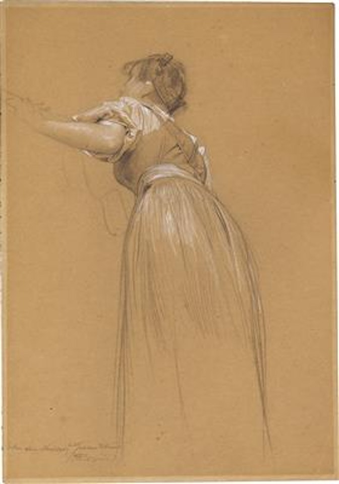 Lutenist by Gustav Klimt