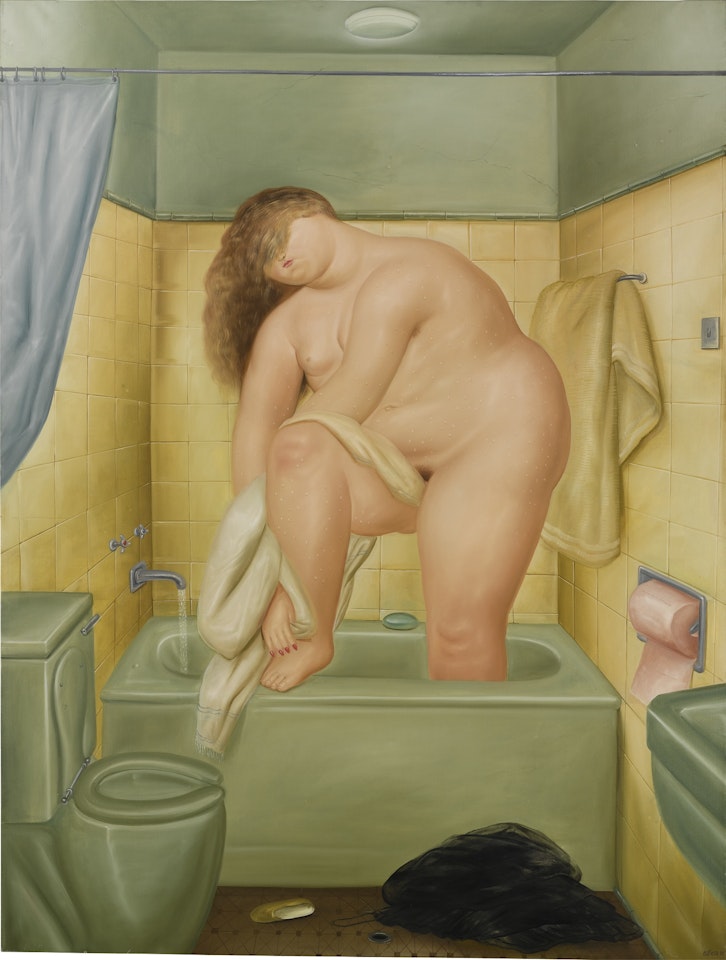 HOMAGE TO BONNARD by Fernando Botero