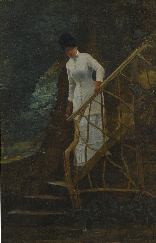 THE GARDEN STEPS by John Lavery