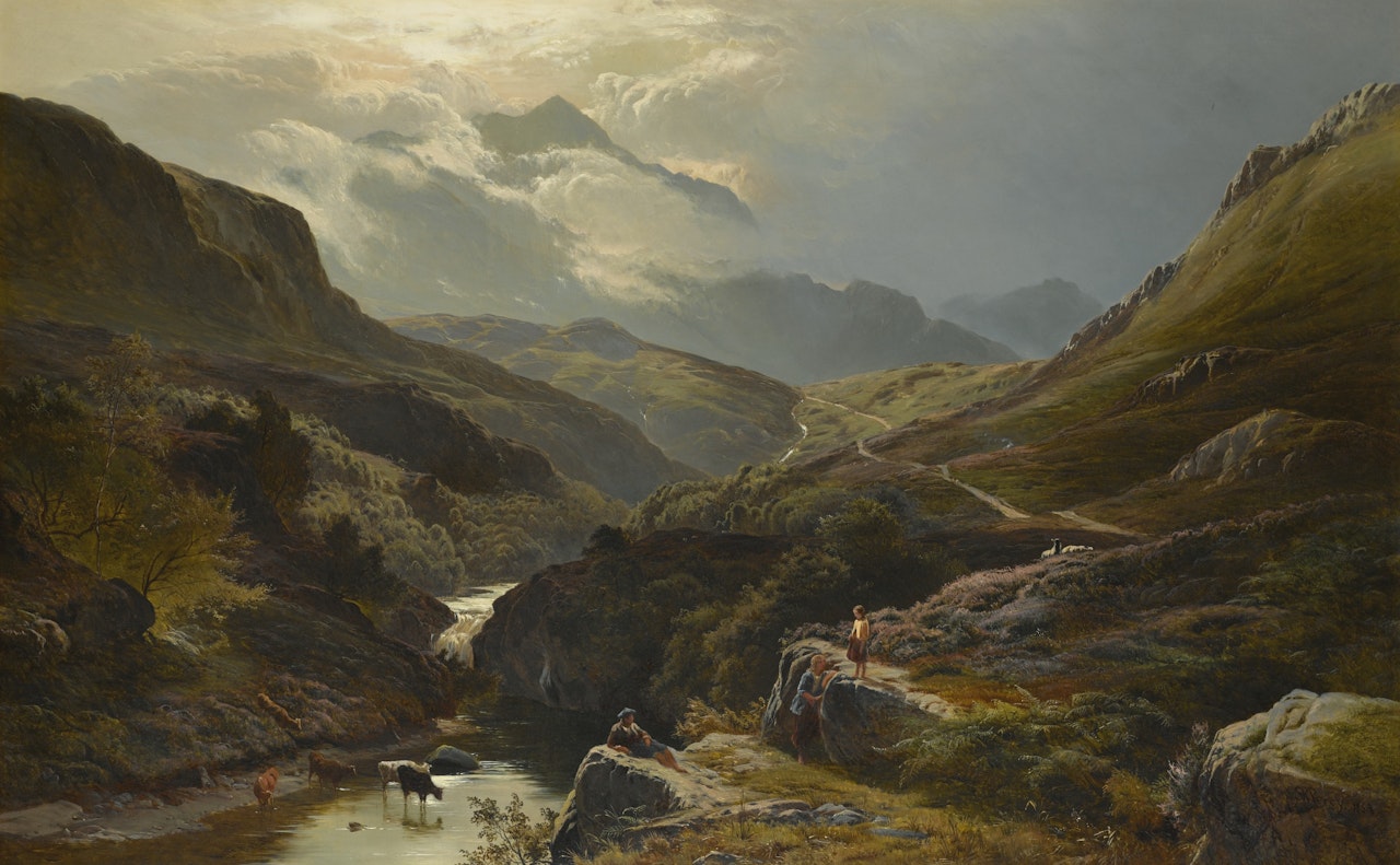 ON THE ROAD TO LOCH TURRET, CRIEFF by Sidney Richard Percy