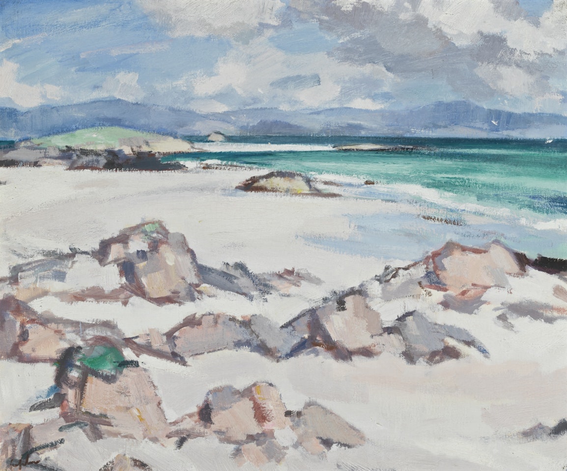 THE WHITE STRAND, IONA by Samuel John Peploe
