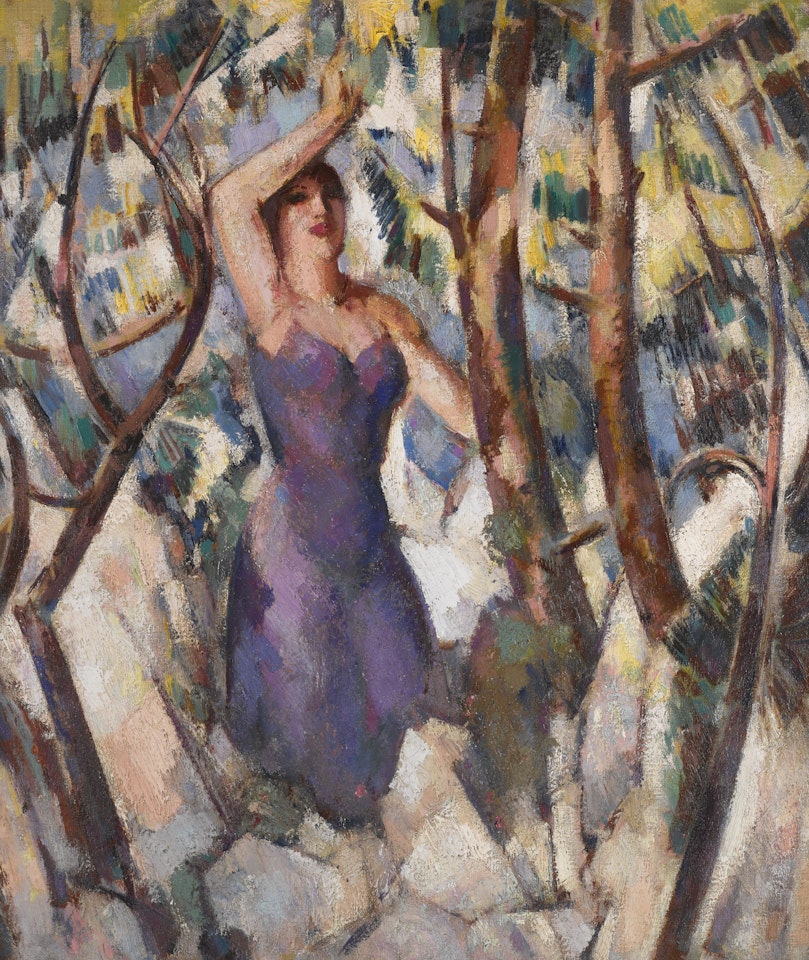 AMONGST THE ROCKS, CAP D'ANTIBES by John Duncan Fergusson