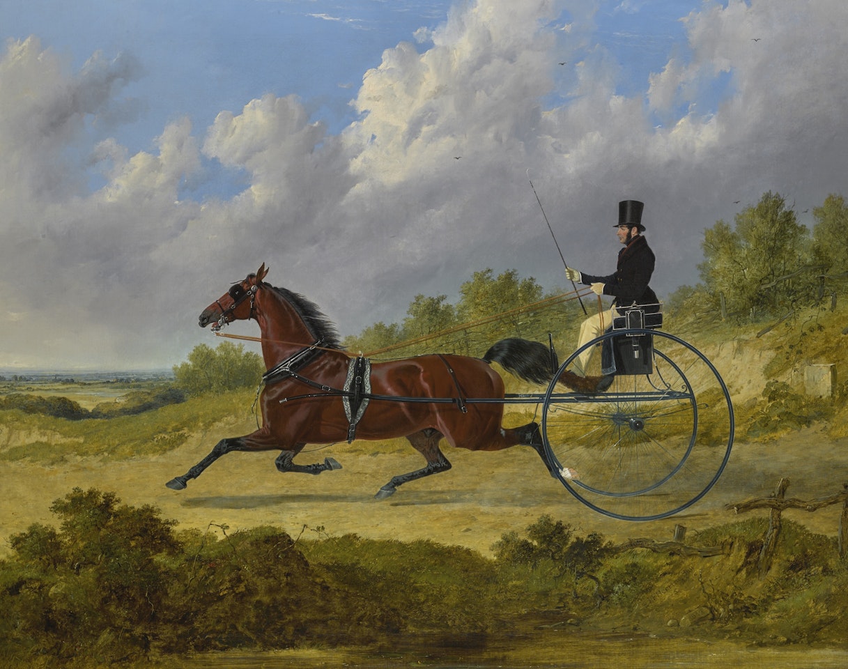 THE FAMOUS TROTTER  CONFIDENCE  DRAWING A GIG by John Frederick Herring