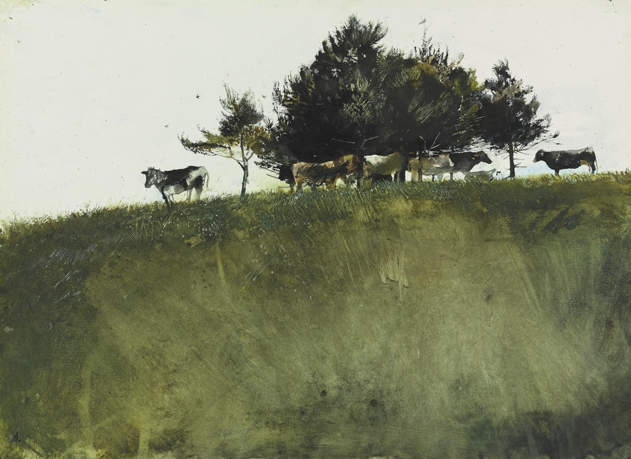 SHADE TREES by Andrew Wyeth
