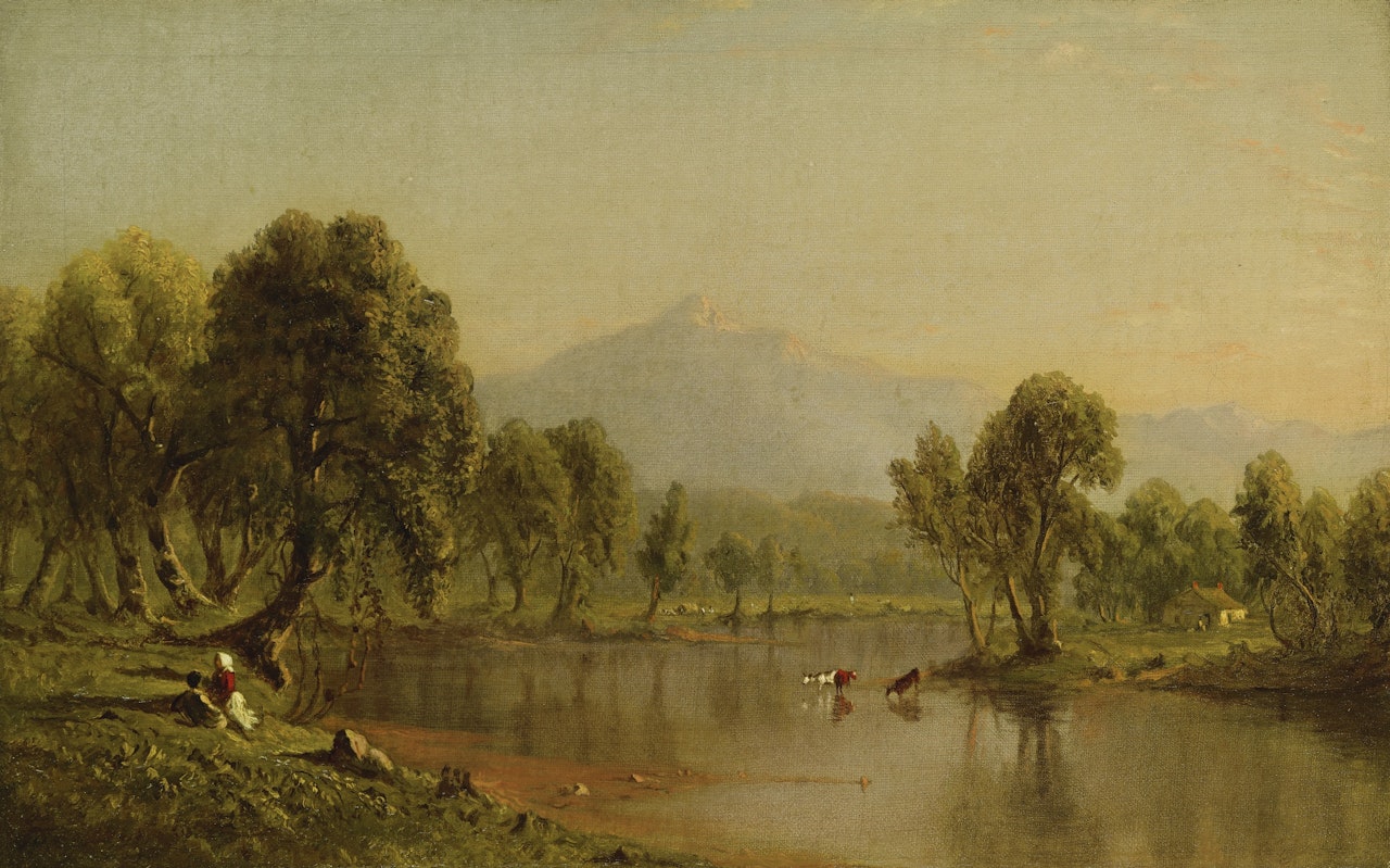 MOUNT WASHINGTON, NEW HAMPSHIRE, FROM THE SACO RIVER by Sanford Robinson Gifford