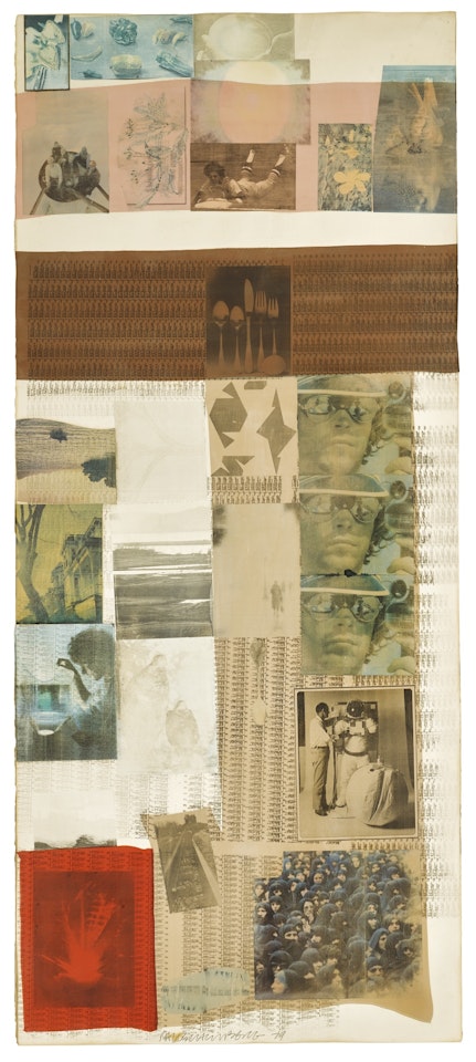 ROSE CLAY by Robert Rauschenberg
