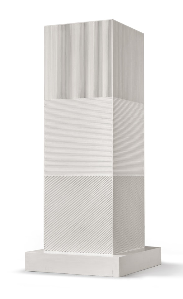 MAQUETTE FOR TOWER: LINES IN FOUR DIRECTIONS by Sol LeWitt