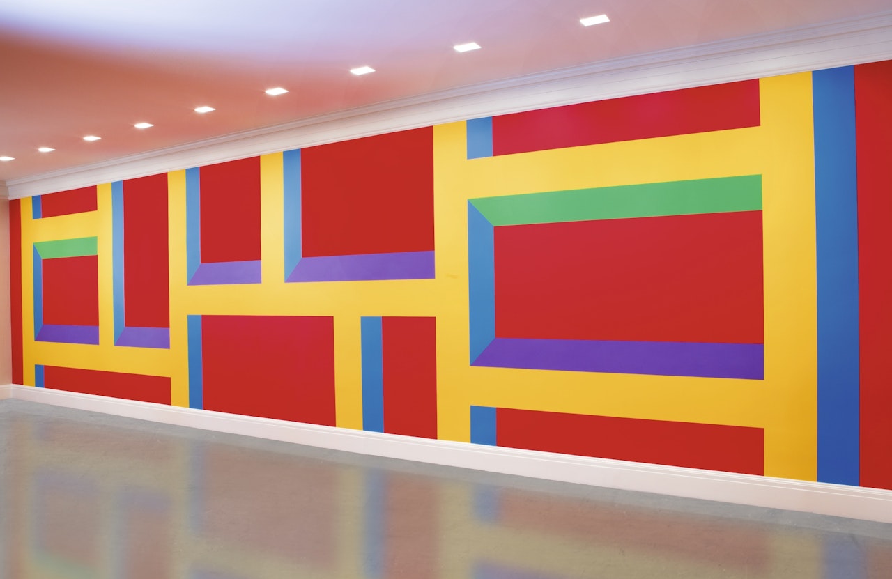 WALL DRAWING #1093: BARS OF COLOR  by Sol LeWitt