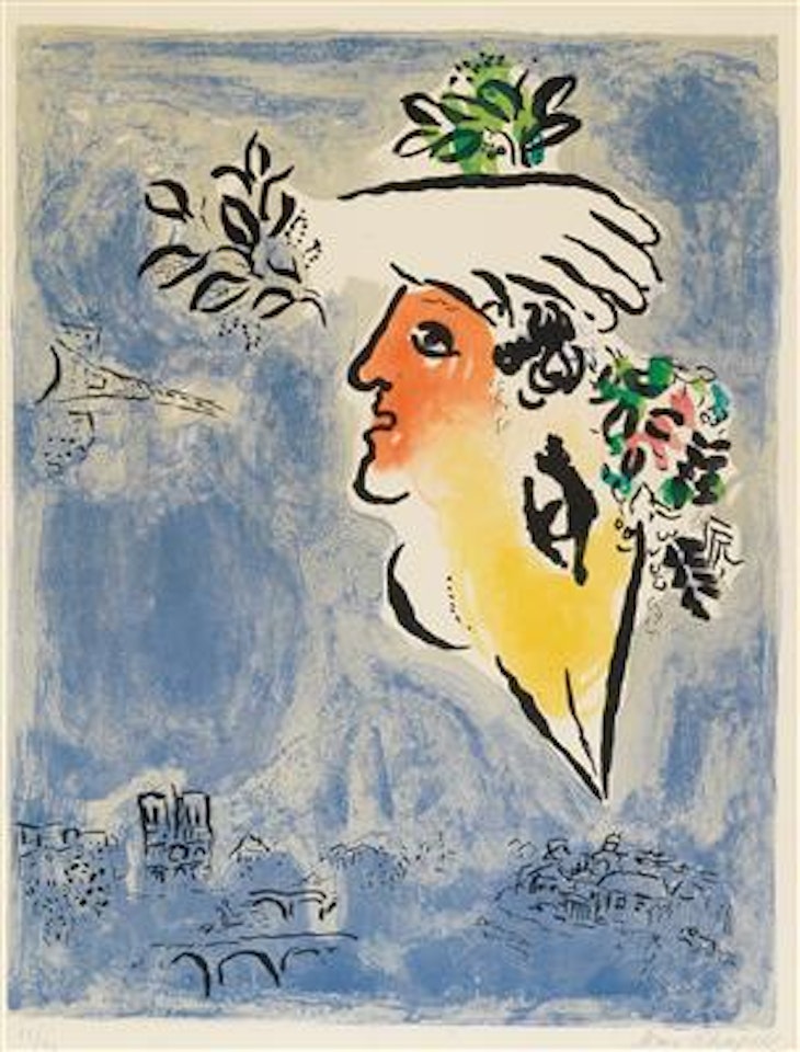 Le Ciel bleu by Marc Chagall