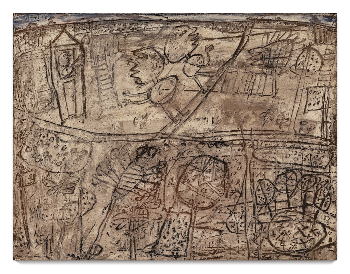 L'ADIEU À LA FENÊTRE by Jean Dubuffet