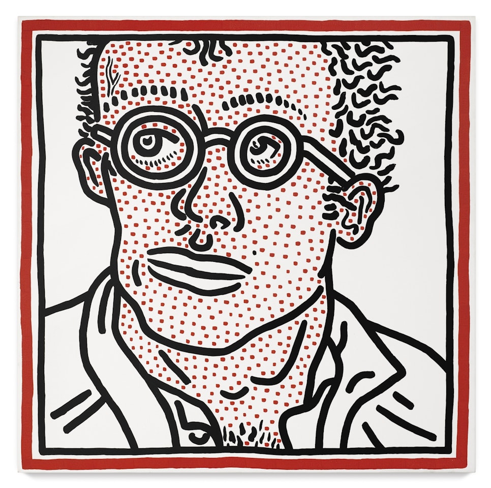 SELF-PORTRAIT FOR TONY by Keith Haring