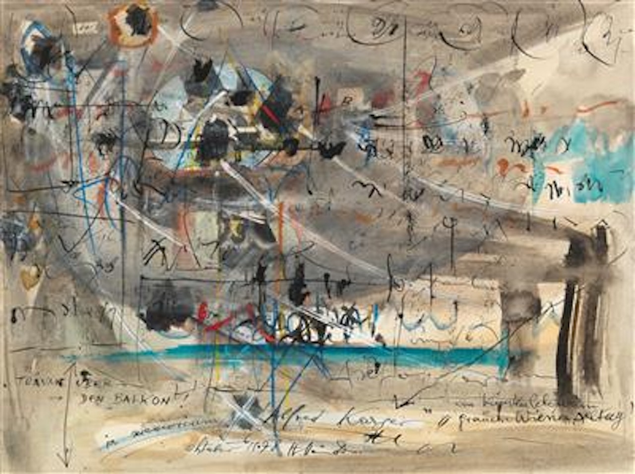 A dream of an artist in the gray everyday life of Vienna in memoriam Alfred Kager by Hans Staudacher