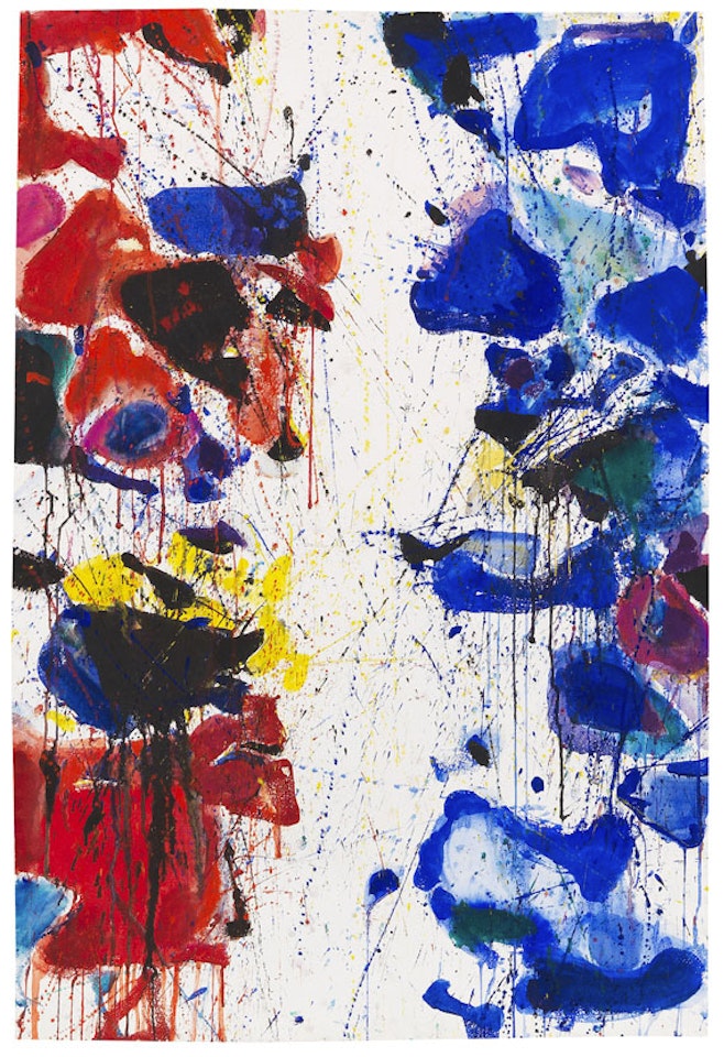 White line (SF59-283) by Sam Francis