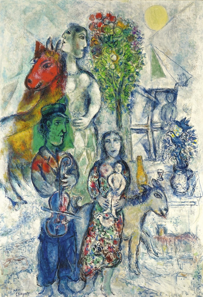 LA FAMILLE by Marc Chagall