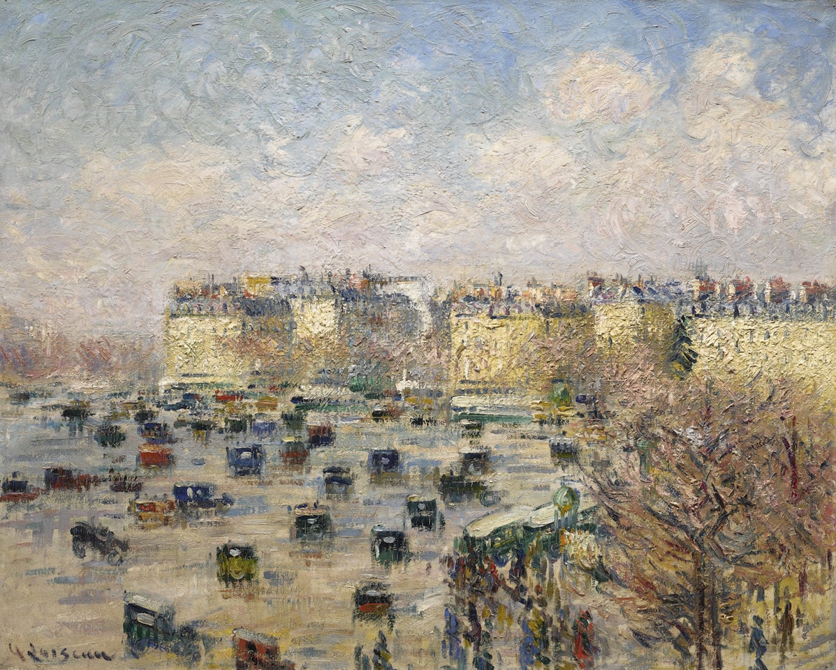 PARIS, PLACE DE L'ÉTOILE, AVENUE WAGRAM by Gustave Loiseau
