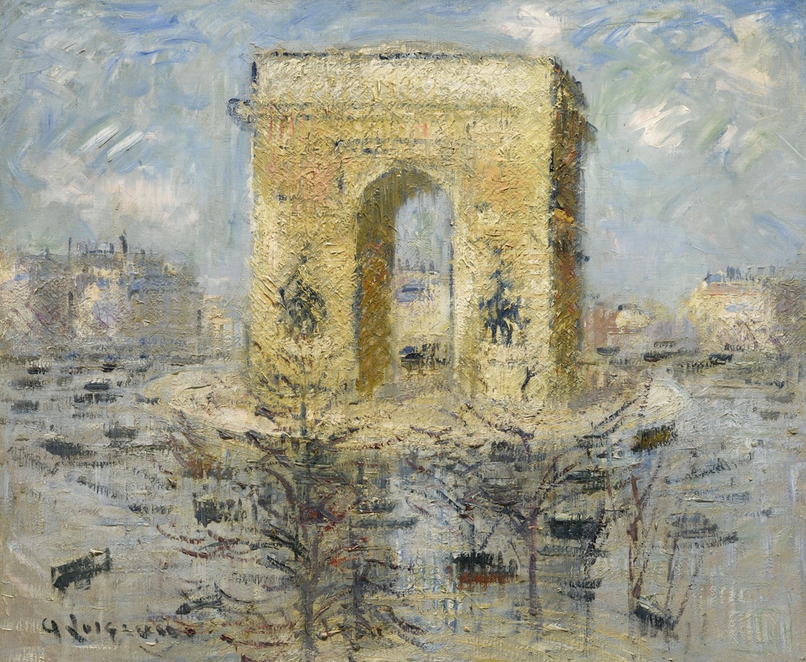 L'ARC DE TRIOMPHE, LA PLACE DE L'ÉTOILE by Gustave Loiseau