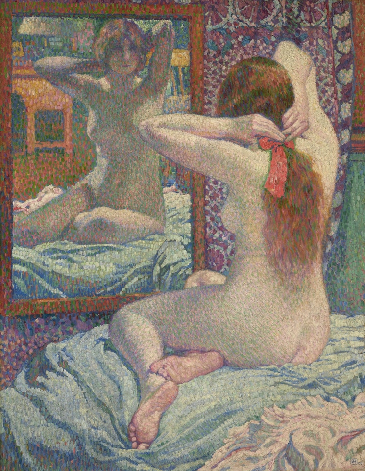 LE RUBAN ÉCARLATE by Theo van Rysselberghe