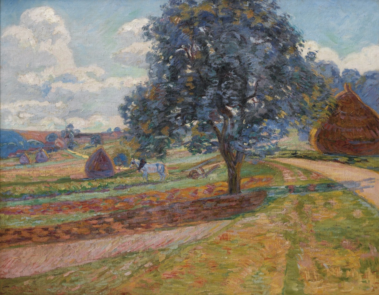 ROUTE DE BREUILLET À ST CHÉRON by Armand Guillaumin