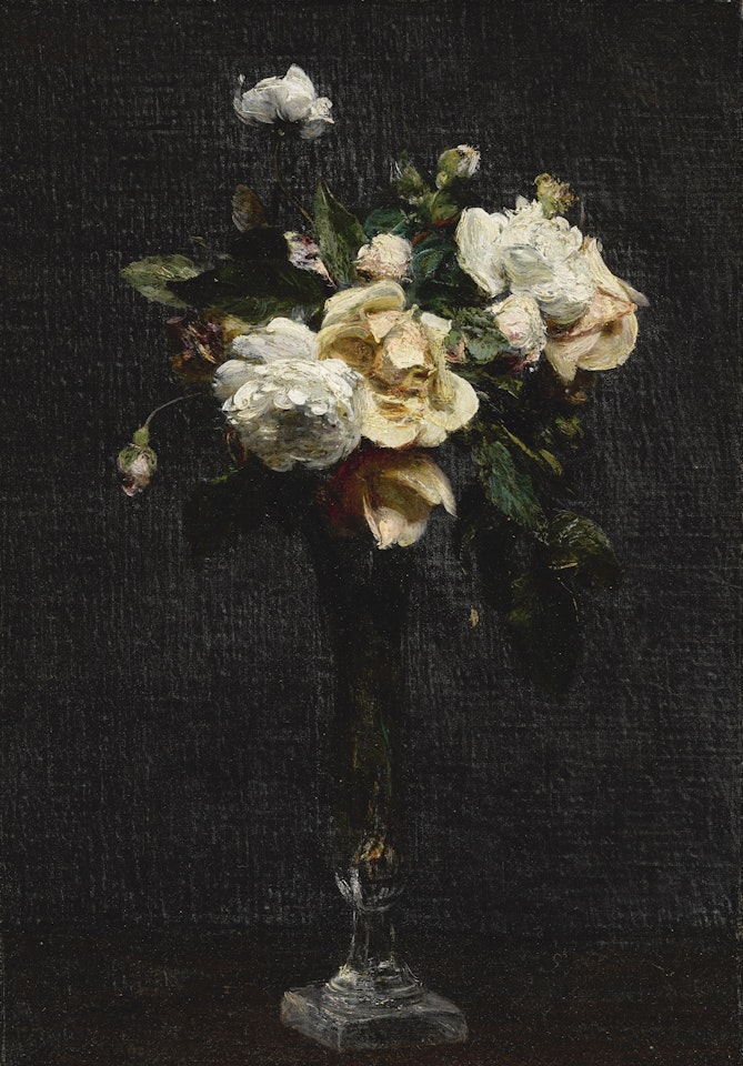 PETITES ROSES by Henri Fantin-Latour