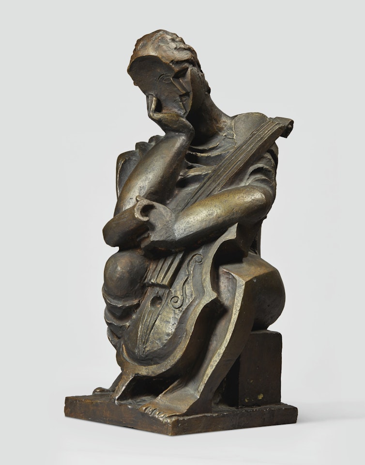 LA VIOLONCELLISTE by Ossip Zadkine