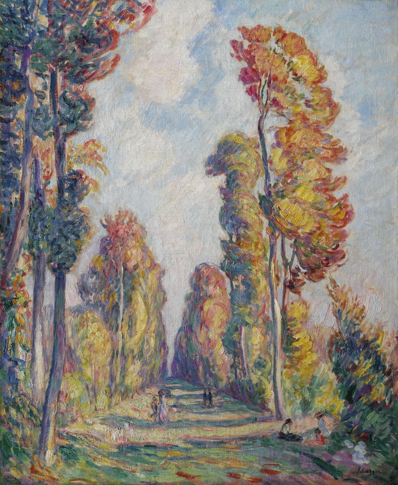 L'ALÉE BORDÉE D'ARBRES by Henri Lebasque