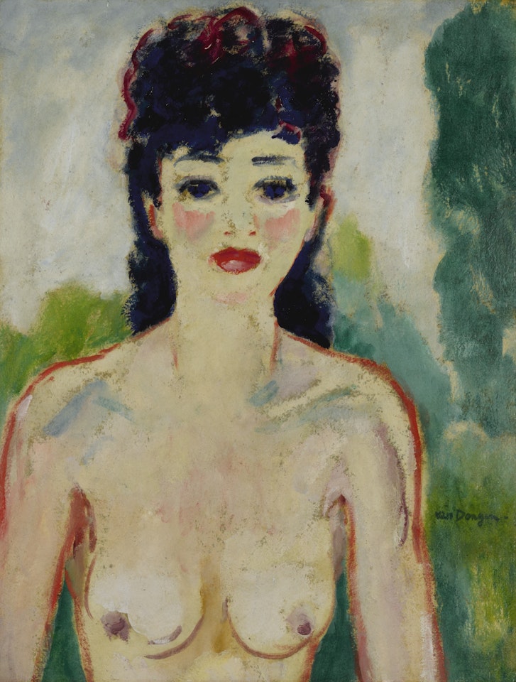 FEMME AU BUSTE NU by Kees van Dongen