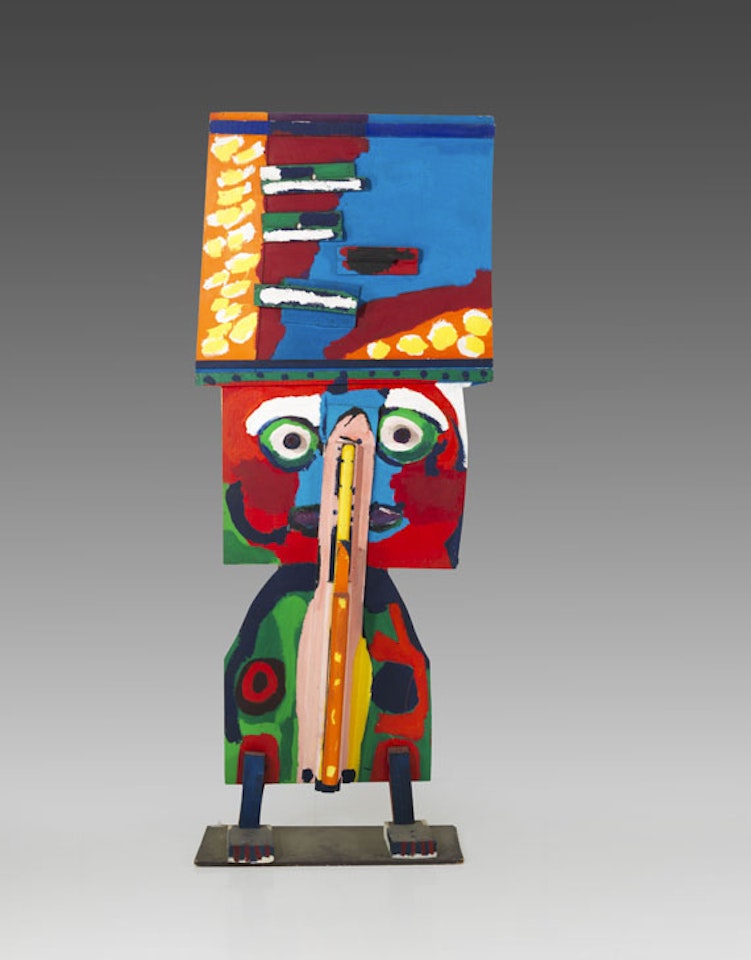 L'Homme avec chapeau comme le ciel by Karel Appel