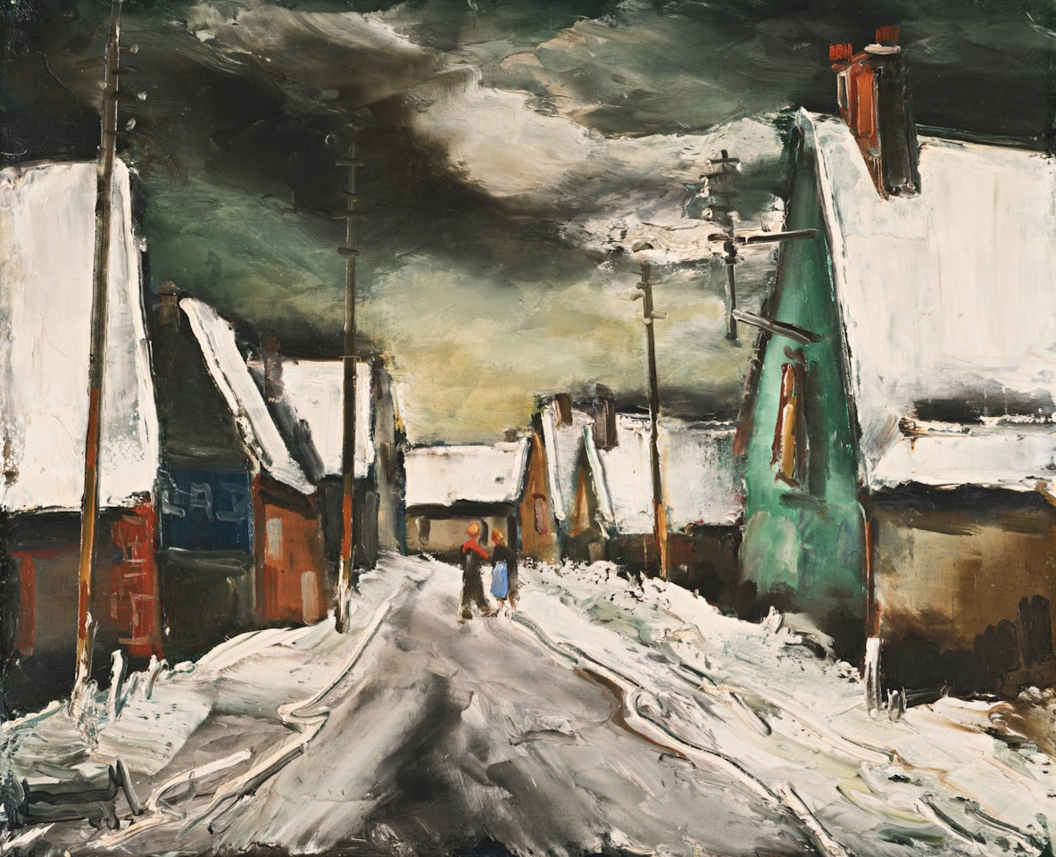 VILLAGE SOUS LA NEIGE by Maurice de Vlaminck