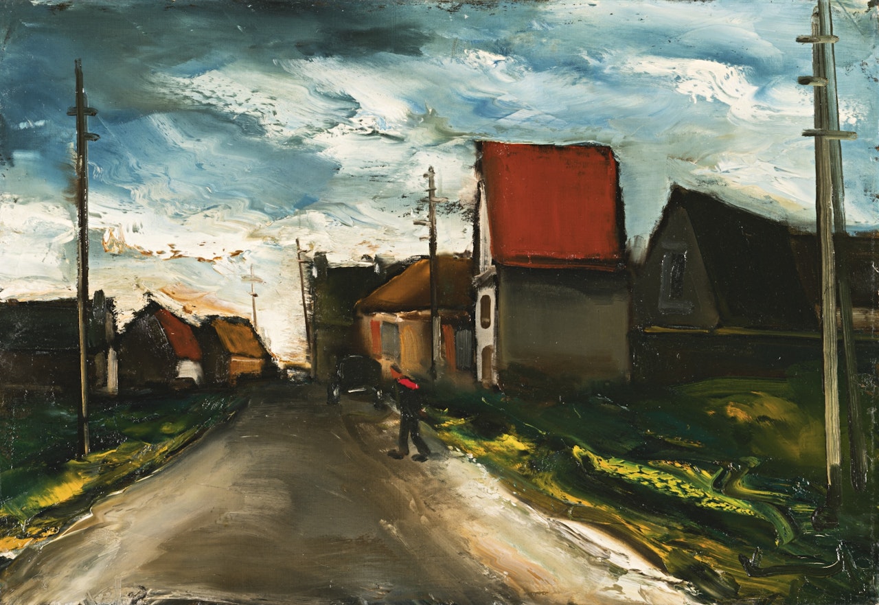 LES ENVIRONS DE LA LOUPE by Maurice de Vlaminck