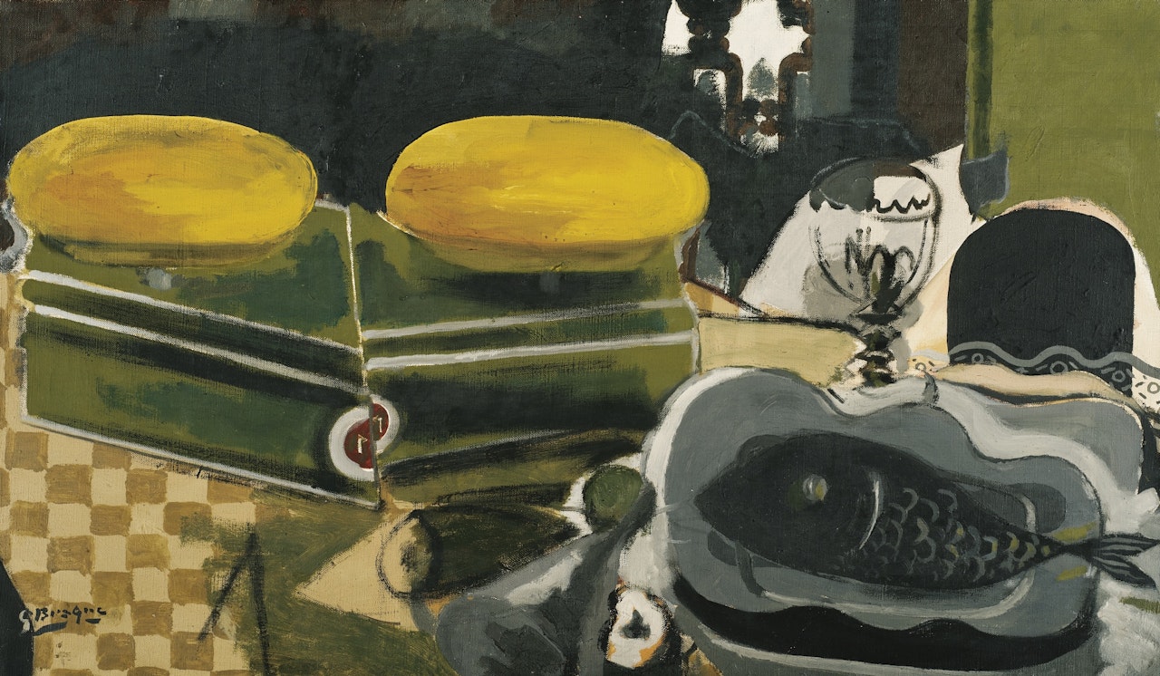 BALANCE ET POISSON by Georges Braque
