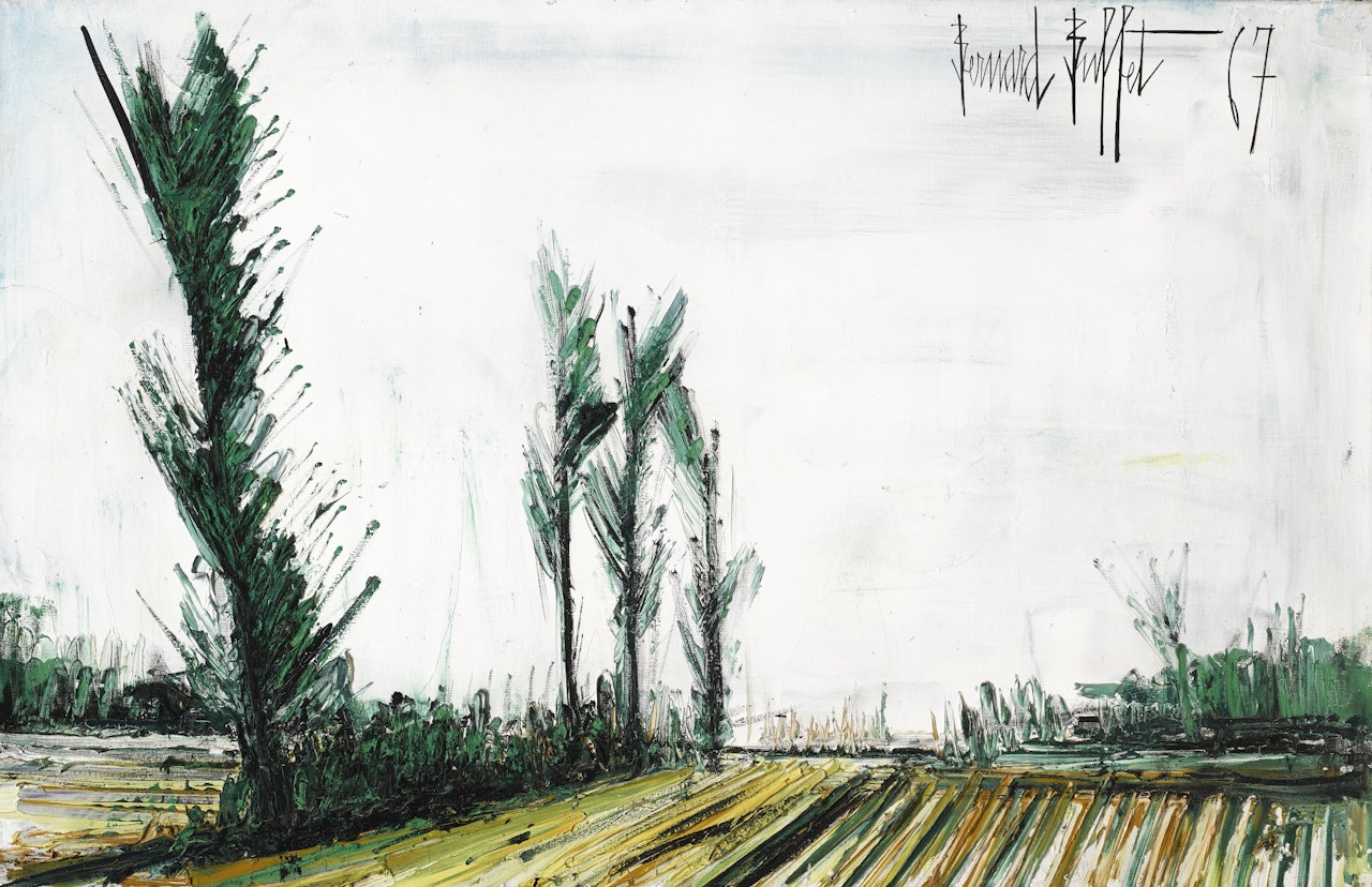 LES PEUPLIERS by Bernard Buffet