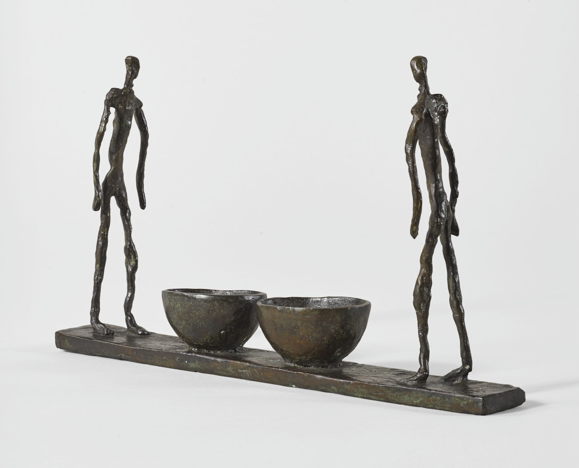 SCULPTURE AUX DEUX PERSONNAGES by Diego Giacometti