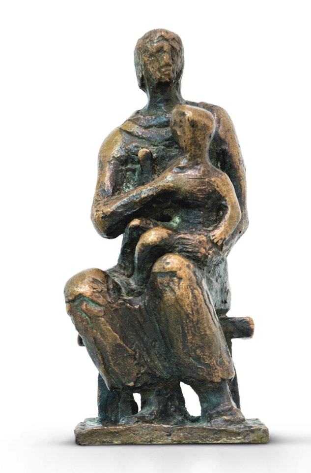 MADONNA AND CHILD by Henry Moore
