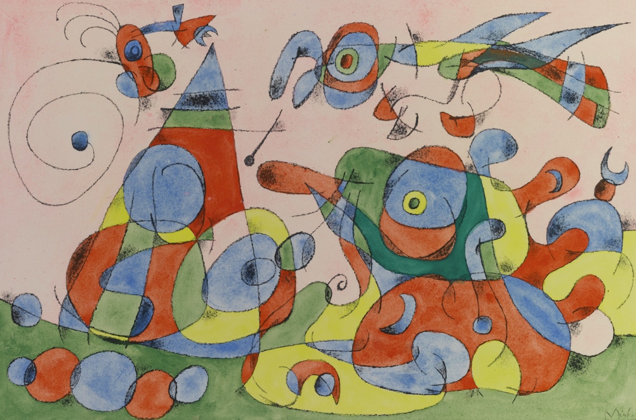 LE TRÉSOR ET LA MÈRE UBU by Joan Miró