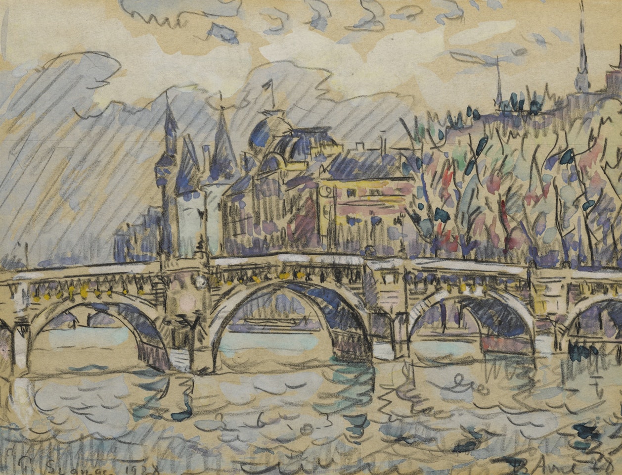 PARIS LA CONCIERGERIE by Paul Signac