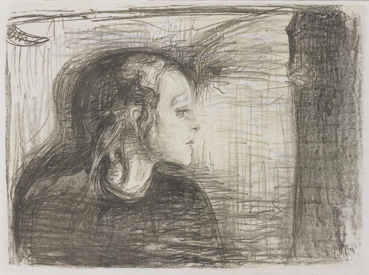 THE SICK CHILD I (W. 72; S. 59) by Edvard Munch
